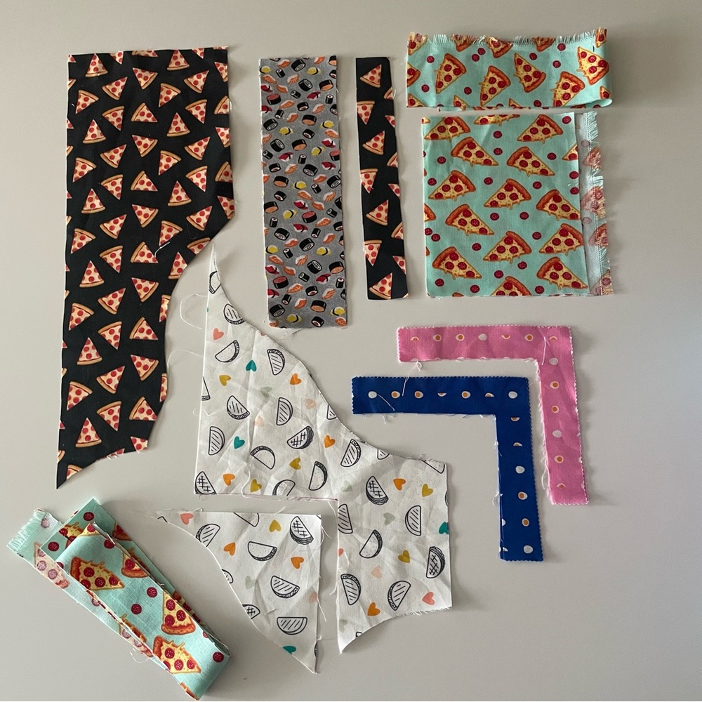 Junk Food Scrap Fabric Bundle